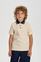 Load image into Gallery viewer, Shirt polo, ecru