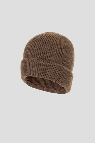 Knit Beanie, Chocolate