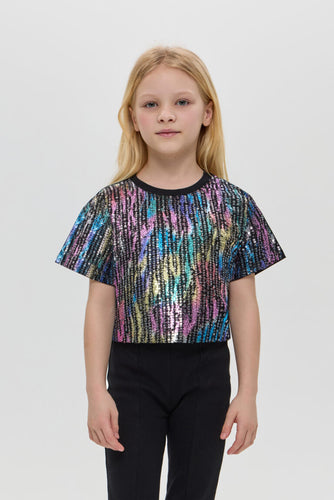 Sequins Crop -Top