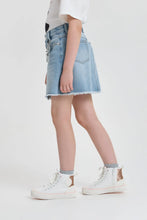 Cargar imagen en el visor de la galería, Denim Skirt with Charm Chain