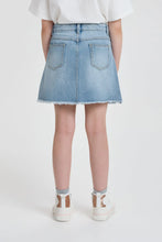 Cargar imagen en el visor de la galería, Denim Skirt with Charm Chain