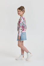Cargar imagen en el visor de la galería, Floral Sequins Bomber Jacket