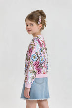 Cargar imagen en el visor de la galería, Floral Sequins Bomber Jacket