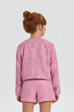 Cargar imagen en el visor de la galería, Embellished Tweed Jacket and Skort Set