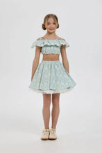 Cargar imagen en el visor de la galería, Ruffle Crochet Top and Skirt Set