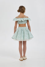 Cargar imagen en el visor de la galería, Ruffle Crochet Top and Skirt Set