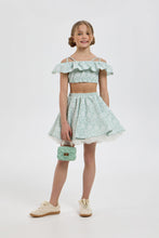 Cargar imagen en el visor de la galería, Ruffle Crochet Top and Skirt Set