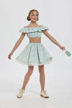 Cargar imagen en el visor de la galería, Ruffle Crochet Top and Skirt Set