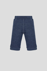 Stretch Waist Denim Imitation Pants