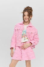 Load image into Gallery viewer, Textured Denim Jacket