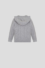 Cargar imagen en el visor de la galería, Knit Hooded Cardigan
