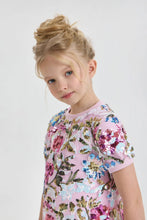 Load image into Gallery viewer, Floral Sequins Dress