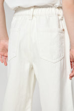 Cargar imagen en el visor de la galería, Stretch Waist Wide Leg Denim Pants