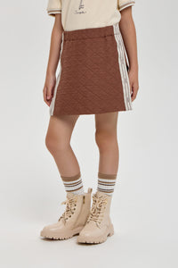 Quilted Layered Skirt