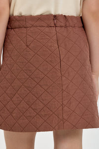 Quilted Layered Skirt