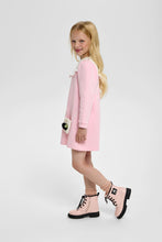 Load image into Gallery viewer, Two-Tone Dress with Knit Hat