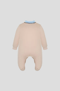 "Teddy Bear" Contrast Collar Overall