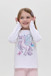 "Unicorn" Printed Tee