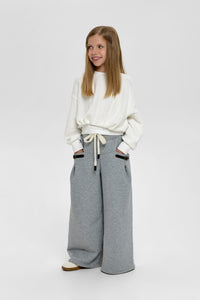 Leather Strap Inserts Trousers