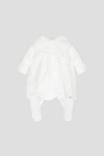 Load image into Gallery viewer, Crochet Lace Coverall-Dress with Bonnet
