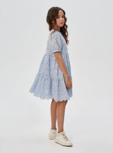 Load image into Gallery viewer, Lace Crochet Tiered Dress