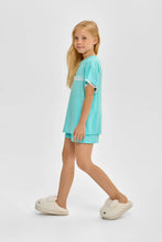 Load image into Gallery viewer, Lace Trim Pajama Set