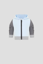 Cargar imagen en el visor de la galería, Contrast Sleeves Hooded Jacket