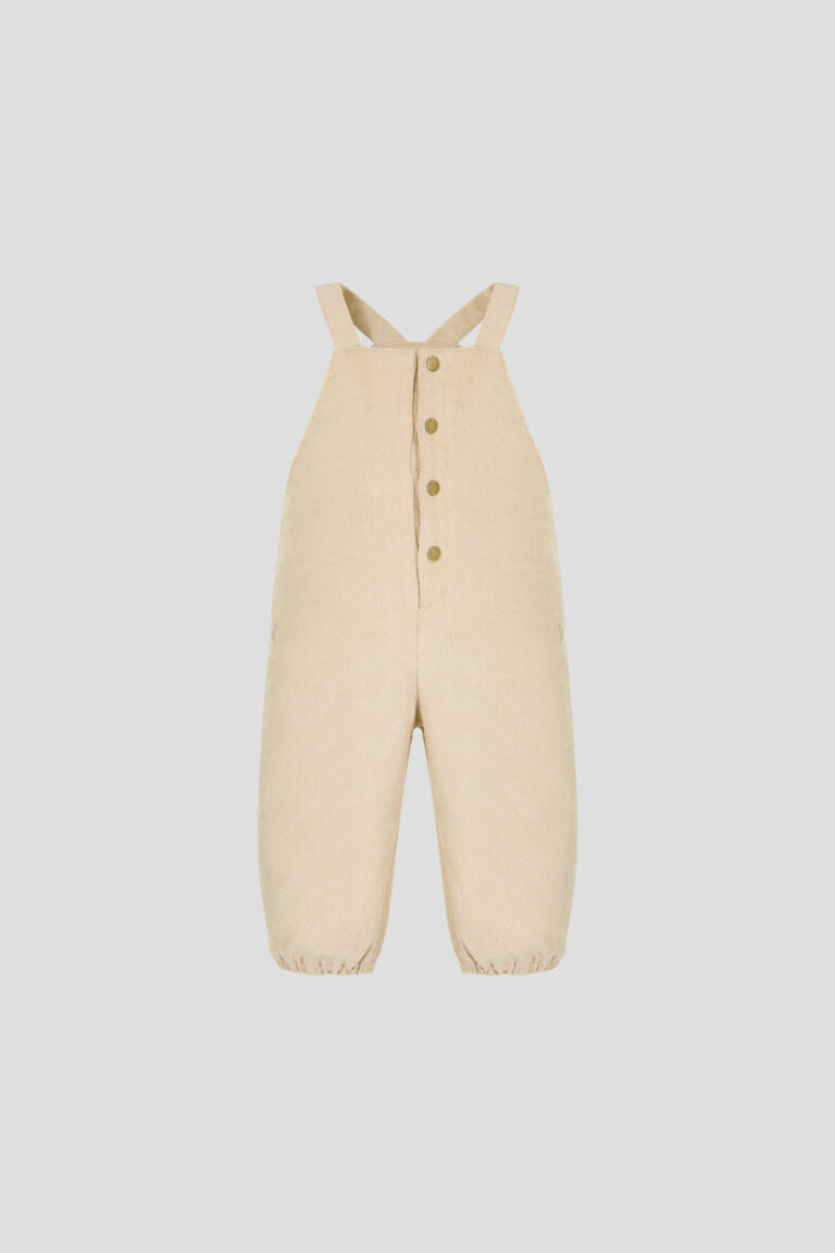 Metal Buttons Velour Romper
