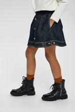 Load image into Gallery viewer, Front Buttons Denim Skirt