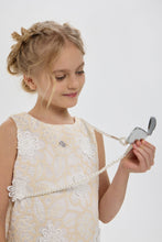 Cargar imagen en el visor de la galería, 3D Crochet Dress with Heart Mirror Decor