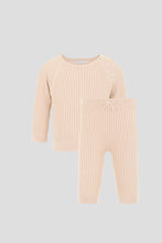 Load image into Gallery viewer, Cable Knit Sweatshirt and Pant Set