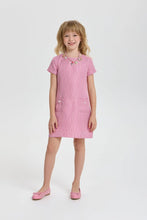 Cargar imagen en el visor de la galería, Tweed Dress with Necklace