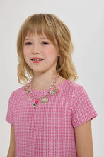 Cargar imagen en el visor de la galería, Tweed Dress with Necklace