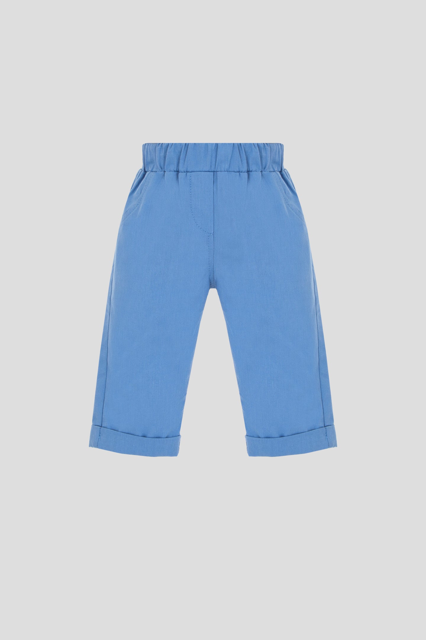 Stretch Waist Chino Pants, Blue