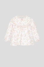 Cargar imagen en el visor de la galería, Front Ruffle Floral Blouse