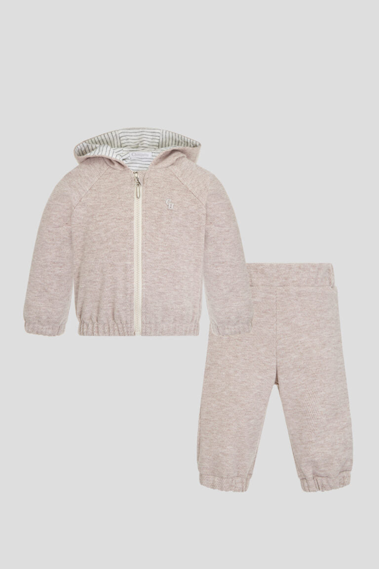 Hooded Jacket and Pant Set