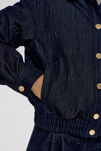 Cargar imagen en el visor de la galería, Logo Denim Bomber and Pants Set
