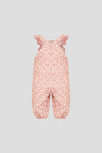 Light Corduroy Floral Romper