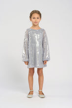 Cargar imagen en el visor de la galería, Balloon Sleeves Sequins Dress