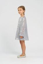 Cargar imagen en el visor de la galería, Balloon Sleeves Sequins Dress