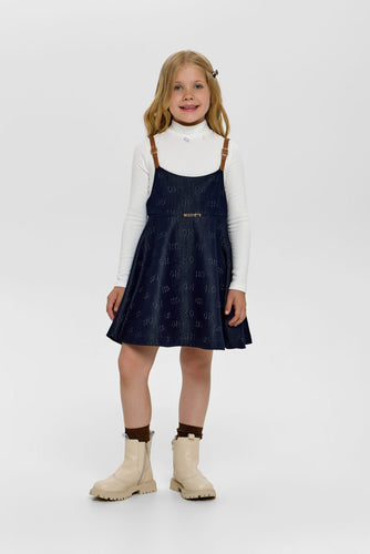 Logo Embossed Sarafan-Dress