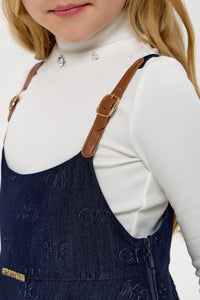 Logo Embossed Sarafan-Dress