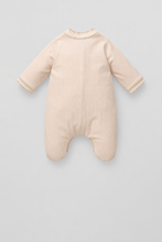 Load image into Gallery viewer, Knit Collar Footed Overall