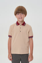 Load image into Gallery viewer, Contrast Collar Polo Shirt .