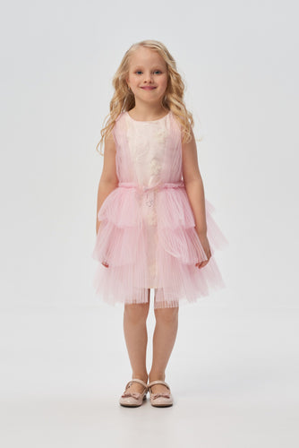 2-in-1 Tulle and Sequins Dress