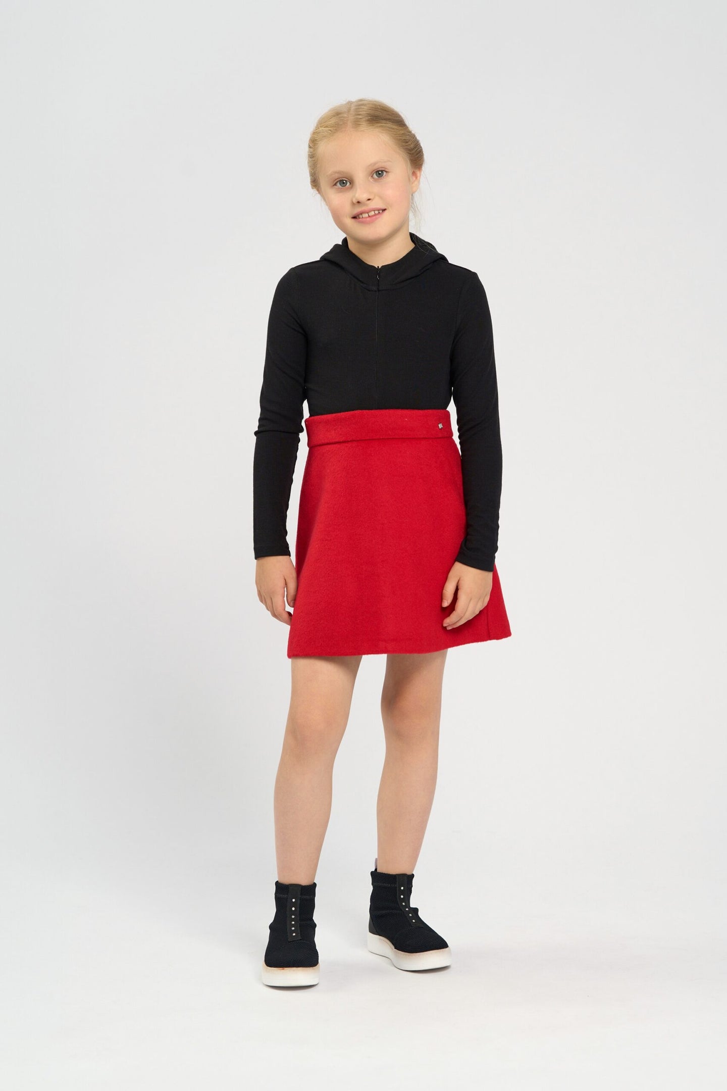 Wool Mini Skirt