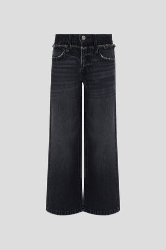 Straight Wide Denim Pants