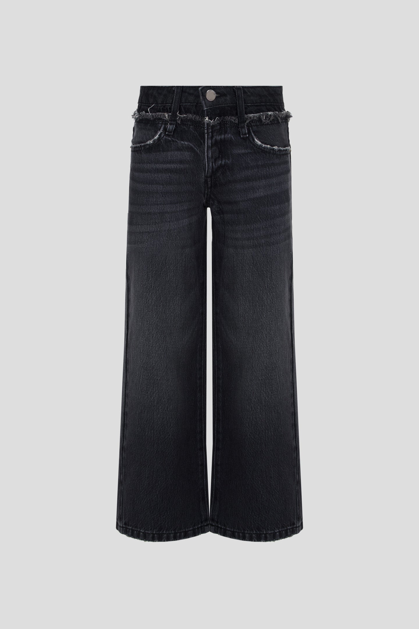 Straight Wide Denim Pants