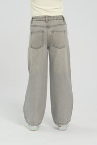 Metallic Coat Denim Pants