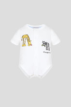 Cargar imagen en el visor de la galería, Contrast Buttons Printed Bodysuit